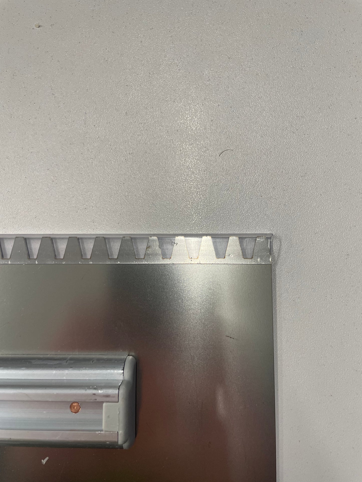 Straight Edge And Toothed Edge Trowel 600mm