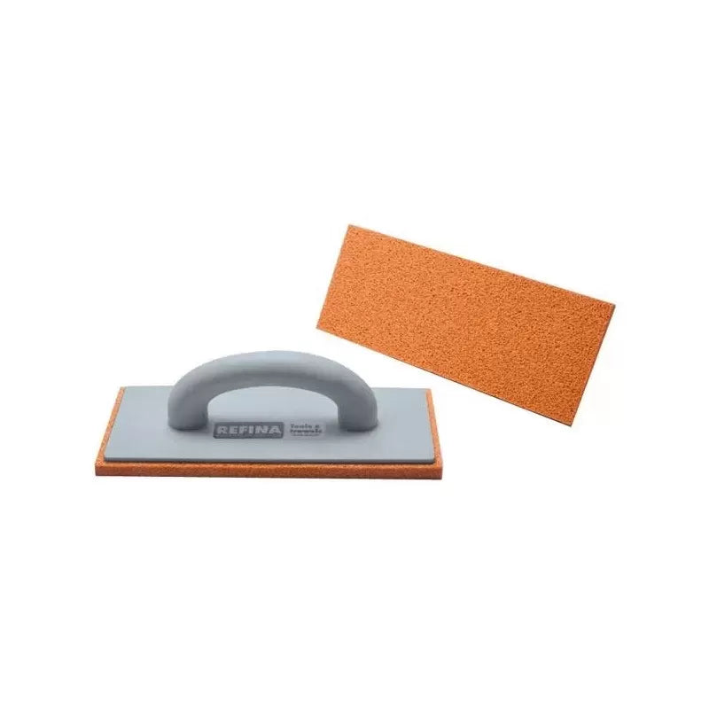 Sponge float natural rubber medium grain 18mm oval grip
