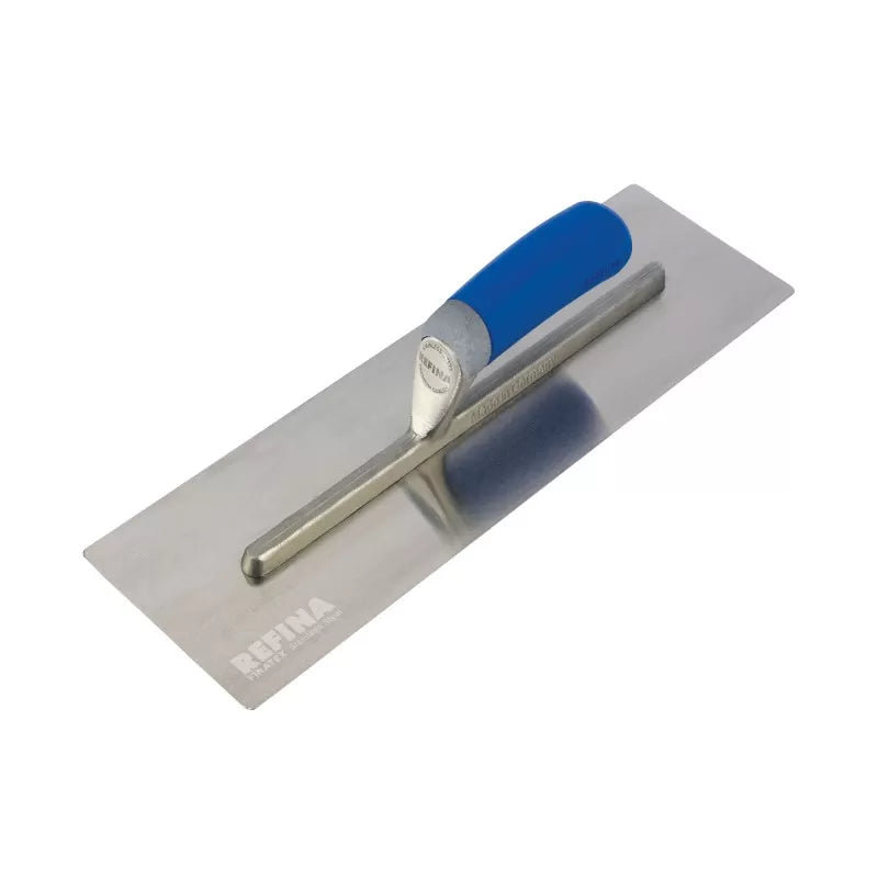 FINATEX-1 trowel stainless steel 0.65mm gauge soft grip