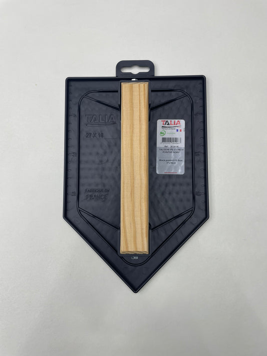 11" Pointed Black Plastic Diamond Float