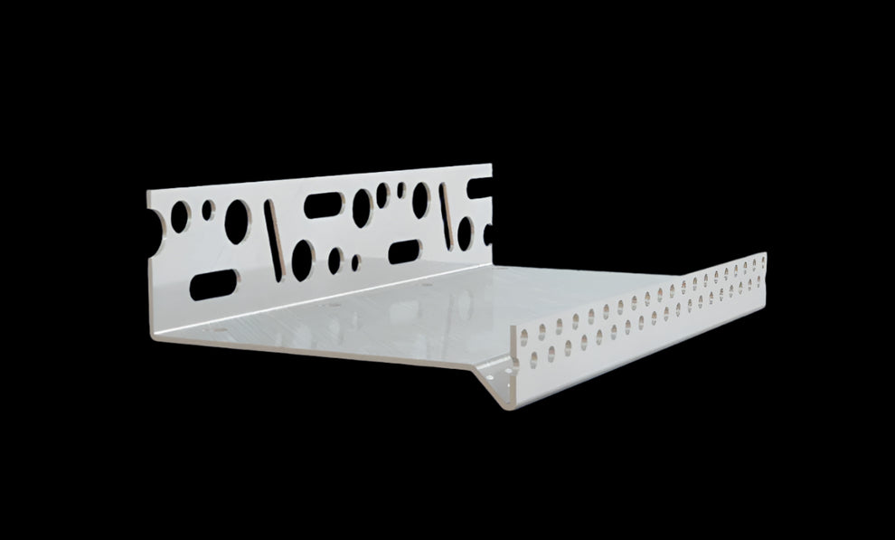Base Rail 100mm Aluminium 2.5m – Durham Render Centre