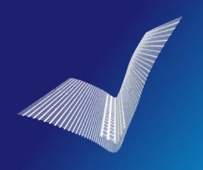 Universal PVC Angle Bead with Mesh x 2.5m