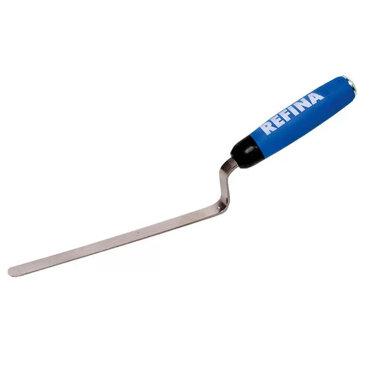 Finger trowel (180x10mm) stainless steel soft grip